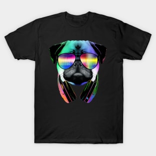 Music Lover Pug T-Shirt